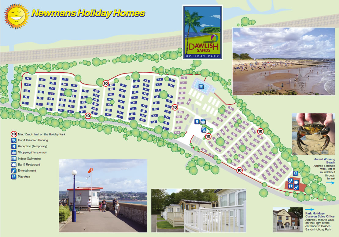 Dawlish Site Map