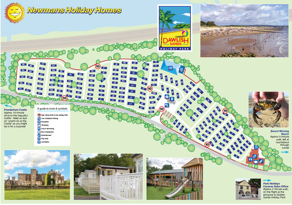 Dawlish Site Map